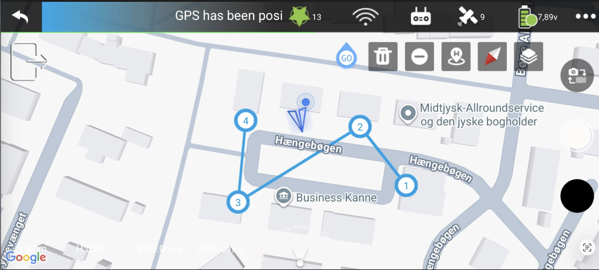 LW Fly app med live GPS-tracking af AE3 Pro Max